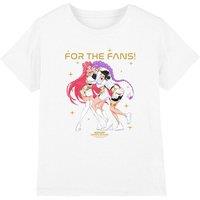 KPop Demon Hunters Huntrix Golden Group Kids T-Shirt, White | Size: 5-6 Years