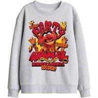 The Muppets Party Animal Kids Sweatshirt, Athletic Heather in Grey | Size: 7-8 Years