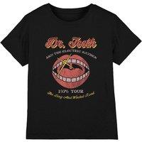 The Muppets Dr Teeth Tour Poster Kids T-Shirt, Black | Size: 3-4 Years