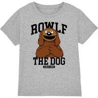 The Muppets Rowlf The Dog Collegic Kids T-Shirt, Athletic Heather in Grey | Size: 3-4 Years