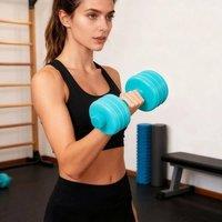 EONLION Blue 1L Water-Filled Dumbbell Fitness | Size: 0-12 m