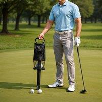 EONLION Golf Ball Shag Bag Practice in Black | Size: 0-12 m