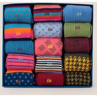 Oswin Hyde Men's All You Need 15-Pack Cotton Socks