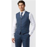 Alexandre Silver Label Men's Single Breasted Five Button Tailored Waistcoat in Blue | Size: 44R