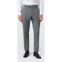 Antique Rogue Men's Herringbone Tweed Slim Fit Trouser in Grey | Size: 42R