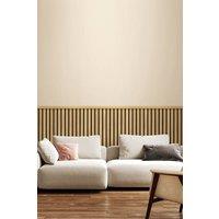 Hoopla Walls Wood Slat Texture- Ash 10m Wallpaper in Natural