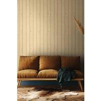 Hoopla Walls Tongue & Groove- Sand 10m Wallpaper in Natural