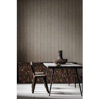 Hoopla Walls Tongue & Groove- Mink 10m Wallpaper in Grey