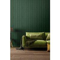 Hoopla Walls Tongue & Groove- Forest 10m Wallpaper in Green