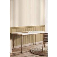 Hoopla Walls Tongue & Groove Stripe- Sand 10m Wallpaper in Natural