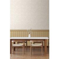 Hoopla Walls Tongue & Groove Fern- Sand 10m Wallpaper in Natural