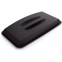 Durable 60L Bin Lid Black - Plastic Rectangular Lid - Durabin | Size: 1 Pack