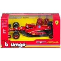 Bburago 1:43 F1 2024 Ferrari SF 24 Sainz Model Race Car