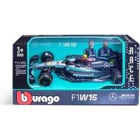 Bburago Mercedes AMG W15 F1 2024 Lewis Hamilton Model Race Car