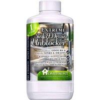 Homefront Extreme Sink & Drain Cleaner Removes Hair, Grease & Dirt Odours in White | Size: 2 Pack