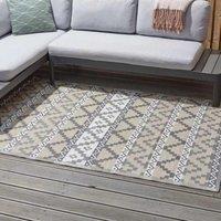 Marco Paul Geometric Print Outdoor Rug | Size: Large