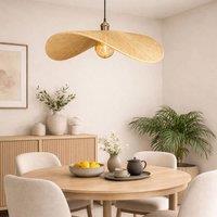 CGC Lighting Paloma Large Hand Made Hemp String Easy Fit Lampshade in Natural | Size: 20 inches