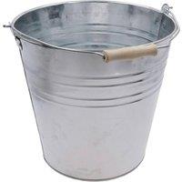 Marco Paul 15 Litre Galvanised Bucket in Silver | Size: Small
