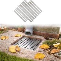Marco Paul 2pc Drain Covers 6"x6" in Silver | Size: 2 Pack