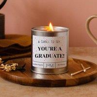 JAAM You're A Graduate Candle For Students - Toffee Appple in Silver