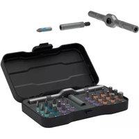 FLAVORA 24-in-1 Magnetic Screwdriver Repair Tool Kit in Black | Size: 10000mm x 520mm