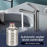FLAVORA 3/4 Upper Water Inlet Stainless Steel Auto Water Level Control Valve in Metallic Silver | Size: 10000mm x 520mm
