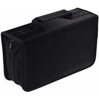 FLAVORA Black 128 CD Case DVD Wallet Cover Disc Storage | Size: 1000mm