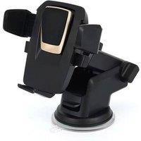 Ventryn Black golden Car Phone Holder 360 Rotatable Suction Mount
