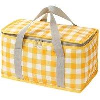 FLAVORA Yellow Large Capacity Insulated Picnic Bag Outdoor