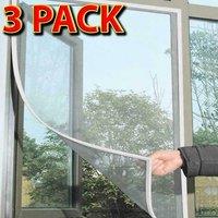 FLAVORA 3 X Large White Window Insect Screen Mesh Net | Size: 1