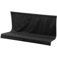 FLAVORA Black 138cm x 51cm x 51cm Garden Seat Cover | Size: 0.6m2