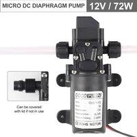 FLAVORA 12V High Pressure Self Priming Diaphragm Water Pump in Black | Size: 10000mm x 520mm
