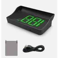 FLAVORA GPS Digital HUD Car Windscreen Speedometer in Black