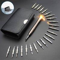 FLAVORA 25Pcs Magnetic Multi-purpose Repair Tool Kit in Metallic Silver | Size: 10000mm x 520mm