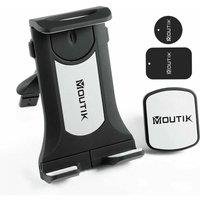 FLAVORA Adjustable Universal Car Tablet Cradle Mount in Black