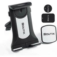 FLAVORA Adjustable Universal Car Tablet Mount Holder in Black