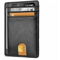 Ventryn Slim Wallet for Men | RFID Blocking Minimalist Black Credit Card
