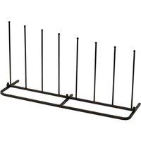 FLAVORA Woodside Steel Wellington Welly Boot Rack in Black | Size: 600mm
