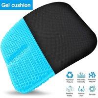 FLAVORA Cooling Honeycomb Breathable Gel Seat Cushion in Blue | Size: 100 cm 150 cm