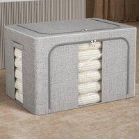 EONLION 66L Storage Box for Clothes in Grey | Size: 500mm
