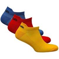Norfolk Socks Ultra Light Trainer Liner Sports Socks 3-Pack - Arch Support - Izzy in Red | Size: 9-12