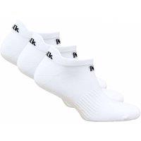 Norfolk Socks Ultra Light Trainer Liner Sports Socks 3-Pack - Arch Support - Izzy in White | Size: 6-8
