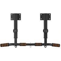 FLAVORA Ceiling Wall Mount Adjustable Pull Up Bar in Black | Size: 0-12 m