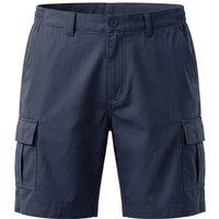 MyShoeStore Men's Active Waist Summer Cargo Shorts Multi-Pocket Regular Fit in Navy | Size: 38