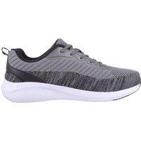 ABSOLUTE FOOTWEAR Men's Two Toned Breathable Mesh Exercise Sports Workout Trainers in Charcoal | Size: 10
