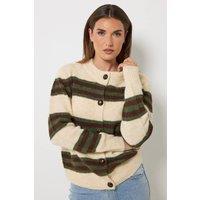 Long Tall Sally Women's Tall Premium Knitted Cardigan in Natural | Size: 22-24