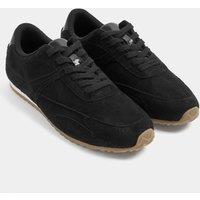 Yours Women's Slim Sole Trainers In Wide E Fit in Black | Size: 6E