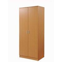 Timber Art Design Rio Costa 2 Door Double Wardrobe in Brown