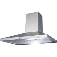 SIA 70cm Chimney Cooker Hood Kitchen Extractor Fan Silver - CHL70SS