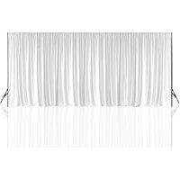 Neel Blue 190GSM Polyester Blackout Photography Backdrop - 3x9m in White